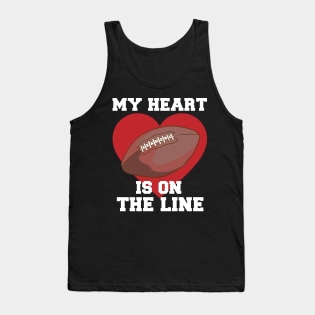 My Heart Is On The Line Tank Top by maxcode